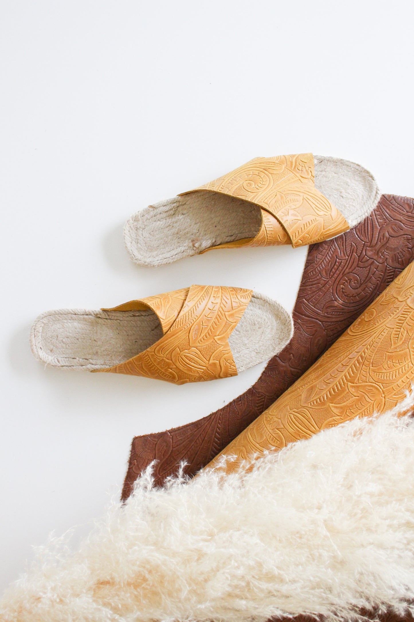 Leather Espadrille Sandals (PDF Pattern)